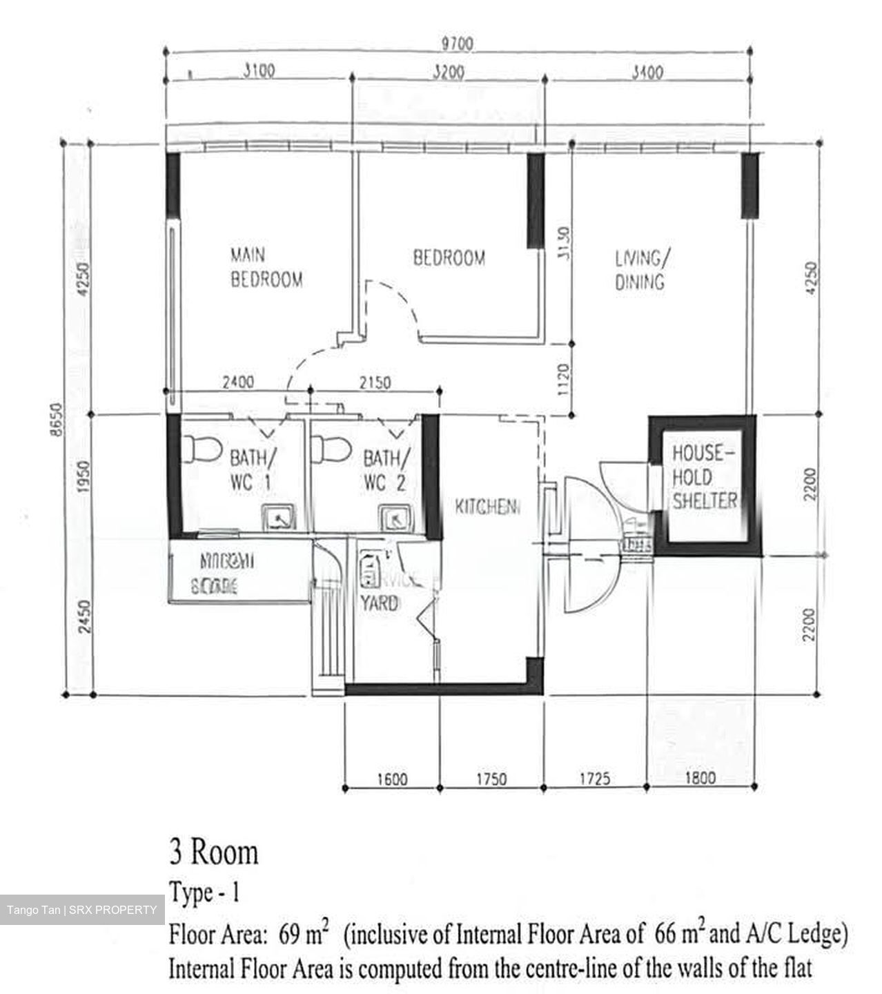 Blk 613A Tampines Greenview (Tampines), HDB 3 Rooms #564775611